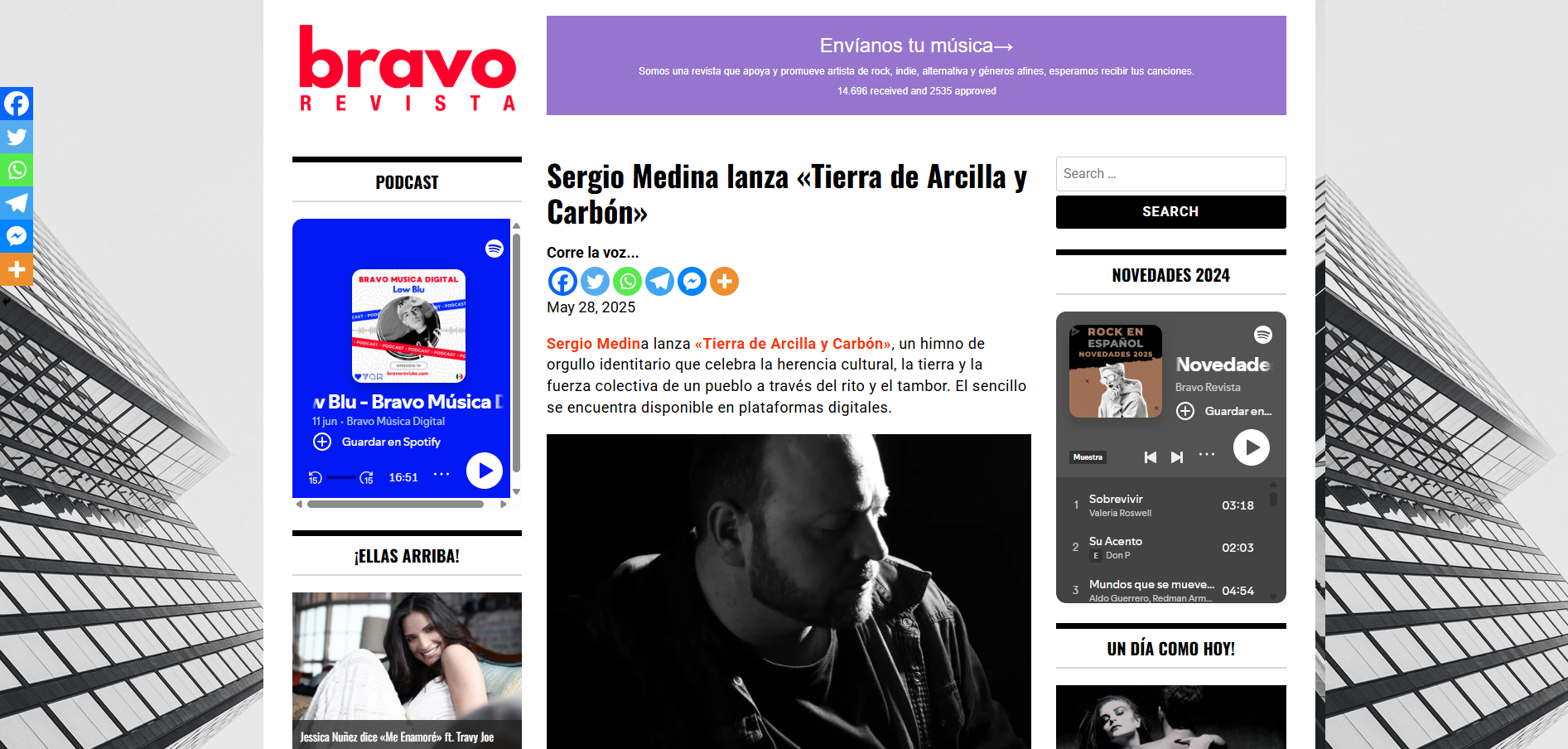Revista Bravo (Tierra de arcilla y carbón)